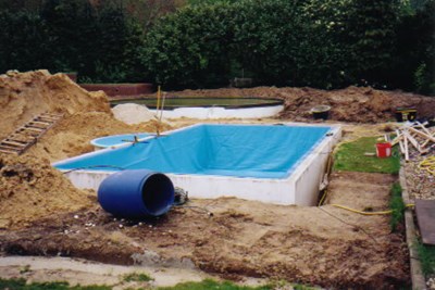 Maatwerk zwembad - Opbouw van het zwembad - Stappen